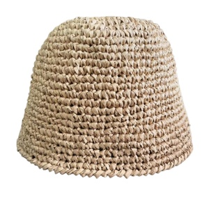 Custom Paper Straw Hat Womens Casual Cycling Bucket Sun Hat Packable Floppy Beach Hats Summer Travel Accessories - Product Image 5