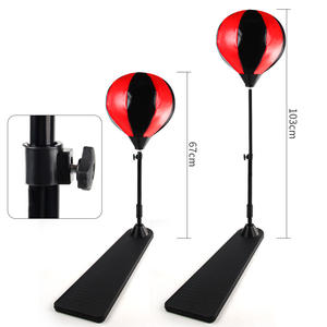 Ensemble de ballon de boxe pour enfants en plastique avec pédale réglable en usine, gants, équipement d'entraînement physique, jouet anti-stress - Product Image 2
