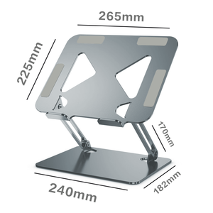 Support pour ordinateur portable réglable en alliage d'aluminium JOMAA, support ergonomique pour ordinateur portable, support pour ordinateur compatible avec les ordinateurs portables et les tablettes - Product Image 2