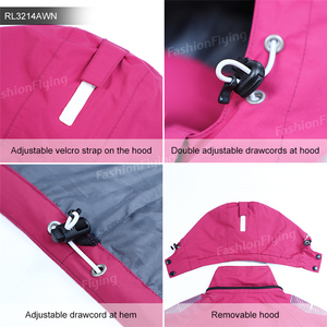 Coupe-vent extérieur imperméable 3 en 1 <span class=keywords><strong>Veste</strong></span> de randonnée pour <span class=keywords><strong>femme</strong></span> Mode intérieure avec <span class=keywords><strong>polaire</strong></span> Manteau chaud pour <span class=keywords><strong>femme</strong></span> - Product Image 5
