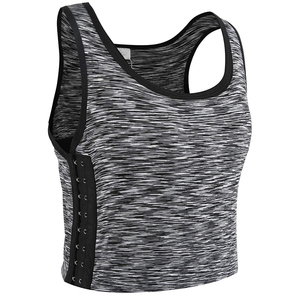 New Design 100% Spandex / Cotton Women <strong>Tomboy</strong> Plus Size Breathable Sustainable Elastic Band Colors Lesbian Chest Binder - Product Image 3