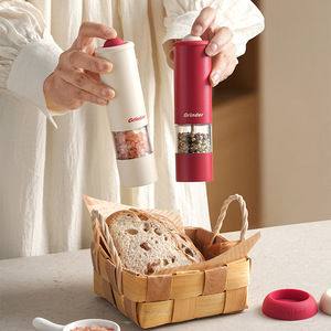 2026 Wholesale Electric Pepper Salt <b>Grinder</b> Adjustable Coarseness Automatic Spice Mill One Hand Operation Food Grade Kitchen Too - Product Image 3
