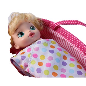 Porte-poupée en vogue, impression personnalisée <span class=keywords><strong>de</strong></span> fleurs, <span class=keywords><strong>lit</strong></span> <span class=keywords><strong>de</strong></span> poupée, pour petites filles, porte-bébé, cadeau, G392 - Product Image 2