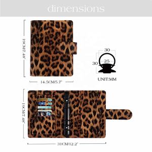 Agenda Planificadora Hongbo, Superventas, de <span class=keywords><strong>2</strong></span> Colores, con Anillas Negras, Tamaño <span class=keywords><strong>A6</strong></span>, en Cuero Repujado con Diseño de León, con Inserciones Sueltas Personalizables - Product Image 4