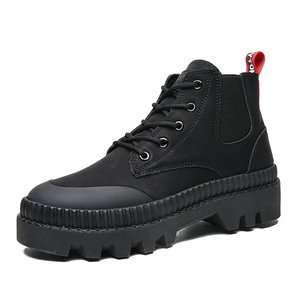 Automne et hiver, fond épais, bottes Martin, <span class=keywords><strong>sauvage</strong></span>, milieu, cuir, outillage, bottes pour hommes - Product Image 2