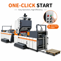 Machine de plastification intelligente entièrement automatique Stable Servo OEM avec démarrage à un bouton et positionnement automatique pour la suite de la production