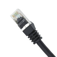 Rj45 Ftp Sftp Cat6a 26awg kabel Patch Cat6a komunikasi Ethernet kecepatan tinggi