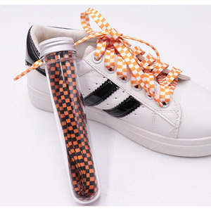 Weiou鞋带扁平编织方格鞋带0.8厘米宽度 - Product Image 5