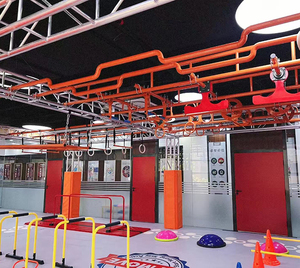 Pista de Obstáculos <span class=keywords><strong>Ninja</strong></span> para Interiores y Exteriores, Divertido Diseño de Carrera <span class=keywords><strong>Ninja</strong></span> Warrior - Product Image 5