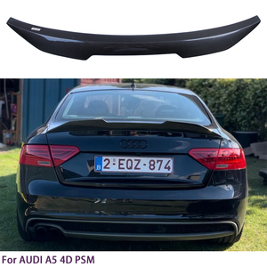 สำหรับ A5 B8.5 B8 4ประตู Sportback 8TA PSM สไตล์คาร์บอนไฟเบอร์ด้านหลังสปอยเลอร์ลำตัวปีก2009-2017 - Product Image 2