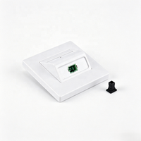 Boîtier mural ABS 86 ports Type 2 pour fibre optique FTTH, panneau de prise pour adaptateur SC LC, boîte de raccordement optique intérieure