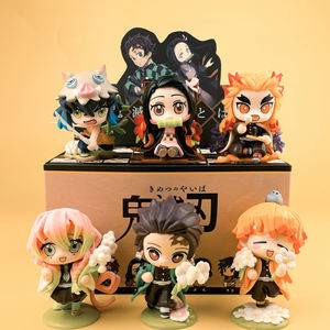 Figurines d'anime japonaises en gros <span class=keywords><strong>Kimetsu</strong></span> No Yaiba Mystery Box Q Version Figurine en PVC Cadeau pour enfants - Product Image 2