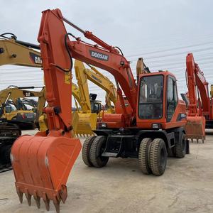 Pintura original usada Doosan hecho en Corea, excavadora de ruedas con motor de 15 toneladas y bomba de Venta barata, con motor y bomba, en venta - Product Image 2