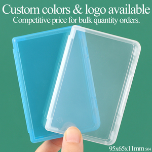 SUNSHING Transparent ID Card Cover PP Gift Card Case Premium Business Name Card Holder OEM ODM VIP Membership Card Storage <b>Box</b> - Product Image 6
