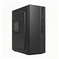 Tour de PC de bureau durable compatible M-ATX ITX, 4 emplacements PCI, 3 disques durs, 1 SSD, nombreuses positions d'installation de ventilateurs, accessoire pour PC.