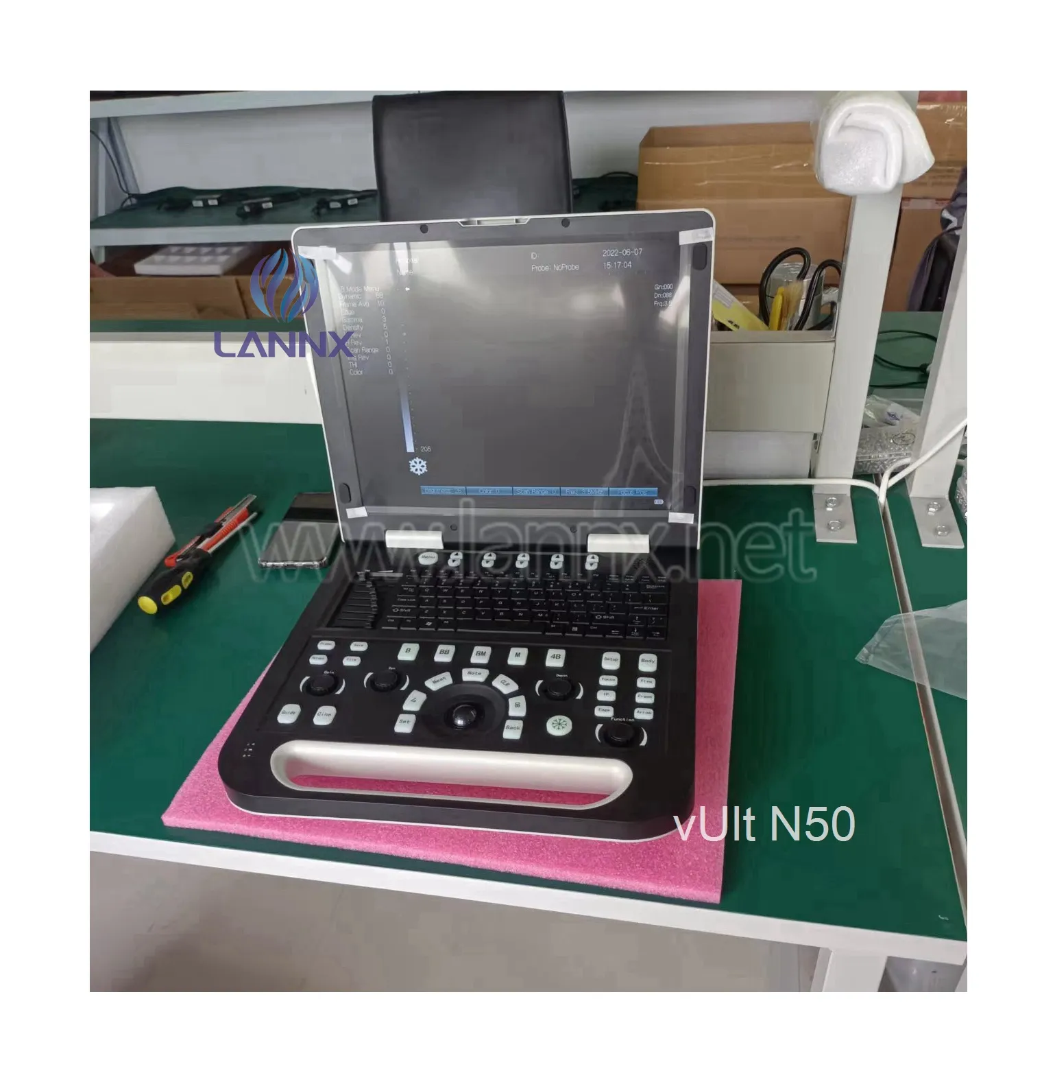 LANNX vUlt N50 पशु Ecografo Portatil गर्भावस्था पशु चिकित्सक अल्ट्रासाउंड सोनार स्कैनर पीईटी चिकित्सा नैदानिक पोर्टेबल यूएसजी