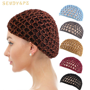 Bonnet de <span class=keywords><strong>nuit</strong></span> au crochet fait à <span class=keywords><strong>la</strong></span> main <span class=keywords><strong>filet</strong></span> à <span class=keywords><strong>cheveux</strong></span> en maille femmes sommeil chapeau de <span class=keywords><strong>nuit</strong></span> couverture Turban tricoté filets d'enveloppement de <span class=keywords><strong>cheveux</strong></span> - Product Image 1