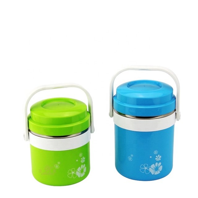 New Style Thermal Insulation Stainless Steel Tiffin Carrier Food Storage Jar Eco Friendly Lunch Box