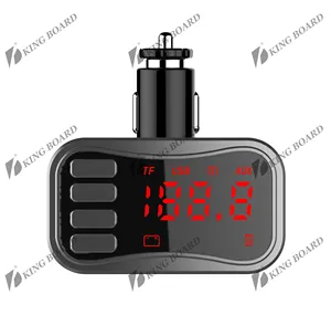 Wireless FM Transmitter Car Kit Radio Receiver MP3 <strong>Player</strong> with USB Car Charger Read Micro SD Card and USB <strong>Flash</strong> Drive KCB-902 - Product Image 1