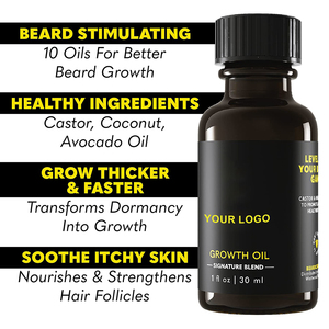 Nhãn hiệu riêng râu dầu bán buôn 100% tự nhiên hữu cơ làm mềm tăng cường người đàn ông chăm sóc chải chuốt Râu Phát triển dầu - Product Image 3