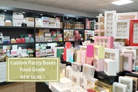 Boîte d'emballage de gâteau Boîte cadeau en papier blanc Boîte à gâteau personnalisée avec fenêtre et couvercle transparent