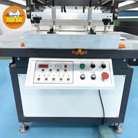 Mesin Sablon Semi Otomatis Satu Warna Tipe Flatbed untuk Pencetakan Kantong Kertas dan Kotak Karton