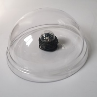 Dôme en acrylique transparent sur mesure, grande taille, pour décoration d'intérieur, horloge, produits en caoutchouc pour la maison