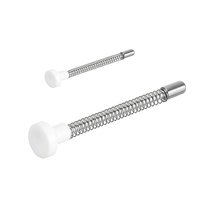 Loquet à ressort de fabrication industrielle, tête de 6,3 mm de diamètre, ressort de 5,5 mm de diamètre, quincaillerie métallique pour meubles de chambre
