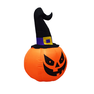 Inflables <span class=keywords><strong>de</strong></span> Halloween <span class=keywords><strong>de</strong></span> 4 pies, decoraciones al aire libre, calabaza inflable <span class=keywords><strong>con</strong></span> <span class=keywords><strong>sombrero</strong></span> <span class=keywords><strong>de</strong></span> <span class=keywords><strong>bruja</strong></span> <span class=keywords><strong>con</strong></span> <span class=keywords><strong>LED</strong></span> incorporados - Product Image 3