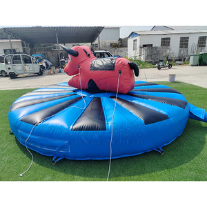 Toro Mecánico Inflable de PVC Comercial Directo de Fábrica con Colchón de Seguridad, Equipo de Carnaval para Adultos y Niños - Product Image 2