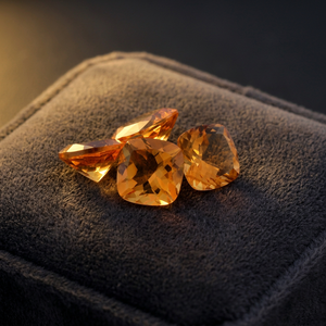 Corindon Jaune Synthétique Cabochon Ovale, Pierre Précieuse Libre de Haute Qualité, Poli, à Dos Plat, pour la Fabrication de Bijoux, Gopika, Fournisseur tiers - Product Image 3