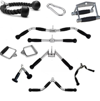 Steel Bird High-Lift Rowing Bar Équipement de fitness avec poignée en caoutchouc pour salle de sport Accessoires de musculation à domicile