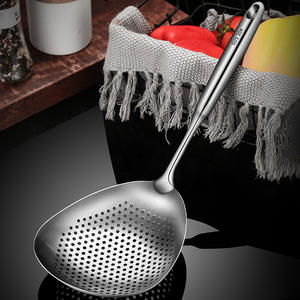 กระชอนกรองอาหารสแตนเลส 304 สำหรับทำอาหารประเภทตุ๋น หม้อไฟ ทำเกี๊ยว ตาข่ายใหญ่เอนกประสงค์ - Product Image 2