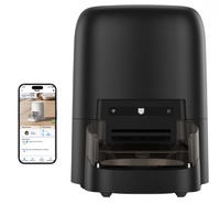 Distributeur automatique de nourriture pour animaux de compagnie intelligent avec caméra HD, contrôle à distance par application WiFi, distributeur de nourriture visuel programmé pour chats et chiens