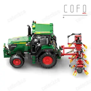 22015 técnico de controle remoto elétrico 6130 R agrimotor MOC-33452 Model Building Blocks Bricks Toys Christmas Gifts