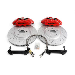 Sistema de frenos de fábrica, pinza de freno grande RS4 <span class=keywords><strong>4</strong></span> Pot con disco de 355mm para ruedas de 18 pulgadas, venta al por mayor - Product Image 1