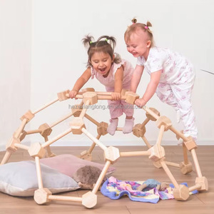 Gimnasio <span class=keywords><strong>de</strong></span> Juego Educativo Montessori para Niños, Juguetes <span class=keywords><strong>de</strong></span> Madera Maciza Hechos a Mano, Tipo <span class=keywords><strong>Arco</strong></span>, Red <span class=keywords><strong>de</strong></span> Araña, Marco <span class=keywords><strong>de</strong></span> Escalada - Product Image 3