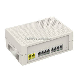 Sachikoo Hoogwaardig 2-poorts PABX-systeemuitbreidingen 8 Aangepaste witte analoge telefoons van kunststof 3 jaar garantie - Product Image 2