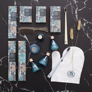 Гостиничные принадлежности, мягкие стоматологические наборы, экологически чистые биоразлагаемые туалетные принадлежности для ванной комнаты, Роскошные Одноразовые гостиничные удобства - Product Image 1