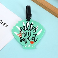 Cartoon Fruit PVC Bagagelabel Sleutelhanger Anti-verloren Reislabel Identificatielabel Leuke sleutelhanger & tas hanger accessoire