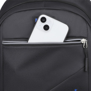 GordcrSport 16-Inch Laptop <b>Backpack</b> For Men Large Capacity Business Travel <b>Backpack</b> Blue Solid Color Shoulder <b>Straps</b> - Product Image 2