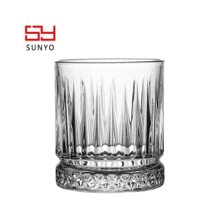 Whisky Glaswerk Leverancier Geribbeld Ontwerp Custom Logo Machine Ambachtelijke Groothandel Kristal Whisky Glazen Beker - Product Image 1