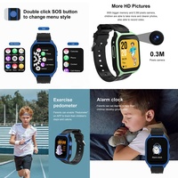 Nuevo Reloj Inteligente para Niños D8, Resistente al Agua, con Tarjeta SIM 4G, Llamadas SOS, Teléfono, Rastreador GPS, Reloj Inteligente para Niños con Luz Brillante en la Oscuridad