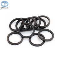 Joint d'étanchéité interne à ressort pour extrémité de tige, joints en PTFE (polytétrafluoroéthylène) avec fibre de carbone et graphite, ressort en V, non standard, personnalisé en usine
