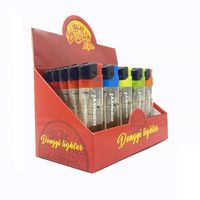 Briquet publicitaire personnalisé avec logo, design classique, briquet en plastique transparent pour fumer avec ISO