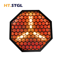 Lumière de scène rétro octogonale RGB, effet matriciel LED, DMX512, éclairage professionnel pour DJ, discothèque, bar, événement, fête, mariage