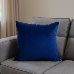 Cuscino in Velluto Olandese Blu Scuro 45*45, Eleganti Cuscini per Seduta e Decorativi - Product Image 3