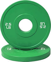 Plaques de poids de barre d'haltères en acier recouvertes de caoutchouc, plaques bumper à grand trou, durables, universelles pour la musculation et l'entraînement des bras