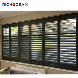 RICHOCEAN di alta qualità residenziale in lega di alluminio persiane fisse finestre regolabile feritoia di sicurezza finestra - Product Image 6