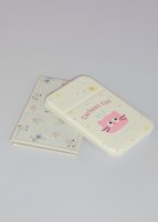 Miroir de maquillage de poche promotionnel rectangulaire rose pliable simple face compact et portable Winway